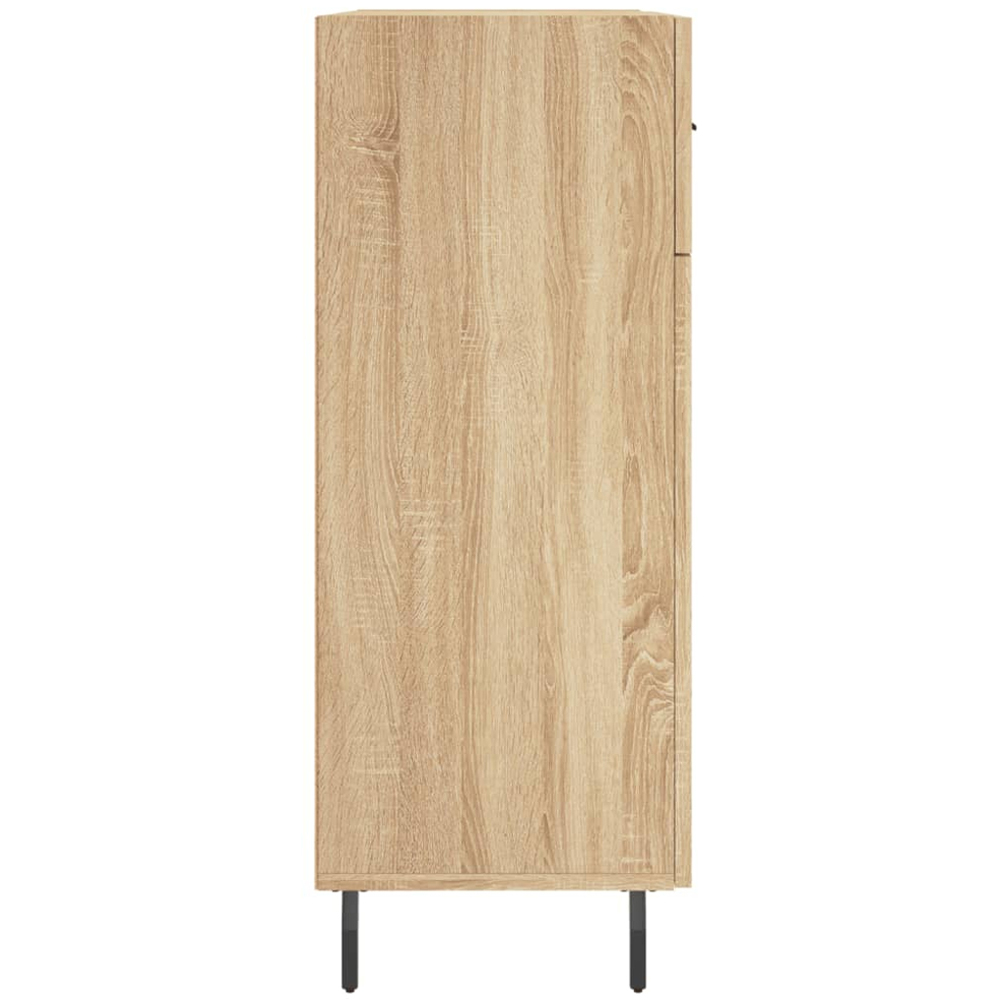 vidaXL 2 Door 2 Drawer Sonoma Oak Sideboard Image 7