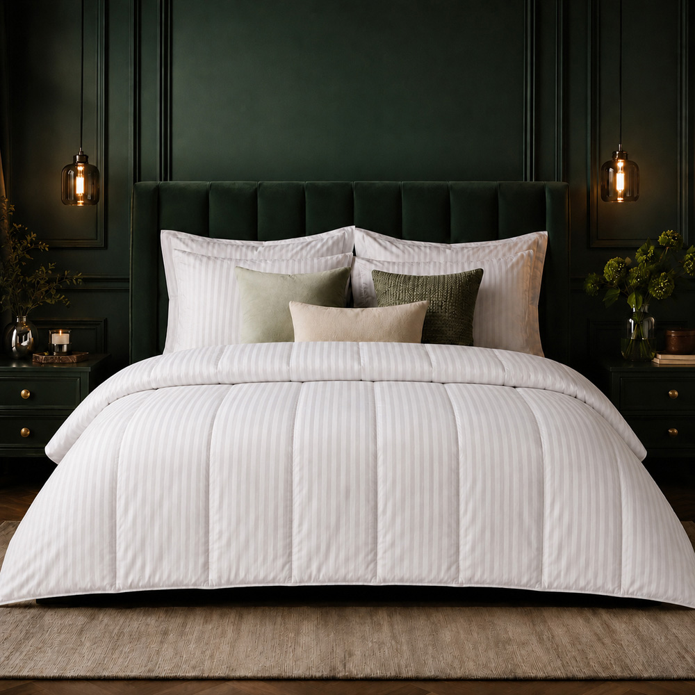 Opulent Home King Size White Anti-Allergy Summer Hollowfibre Duvet 1 Tog Image 2