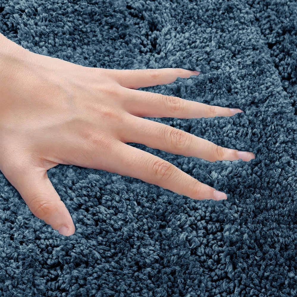 Velosso Lexington Indigo Bath Mat Set Image 4