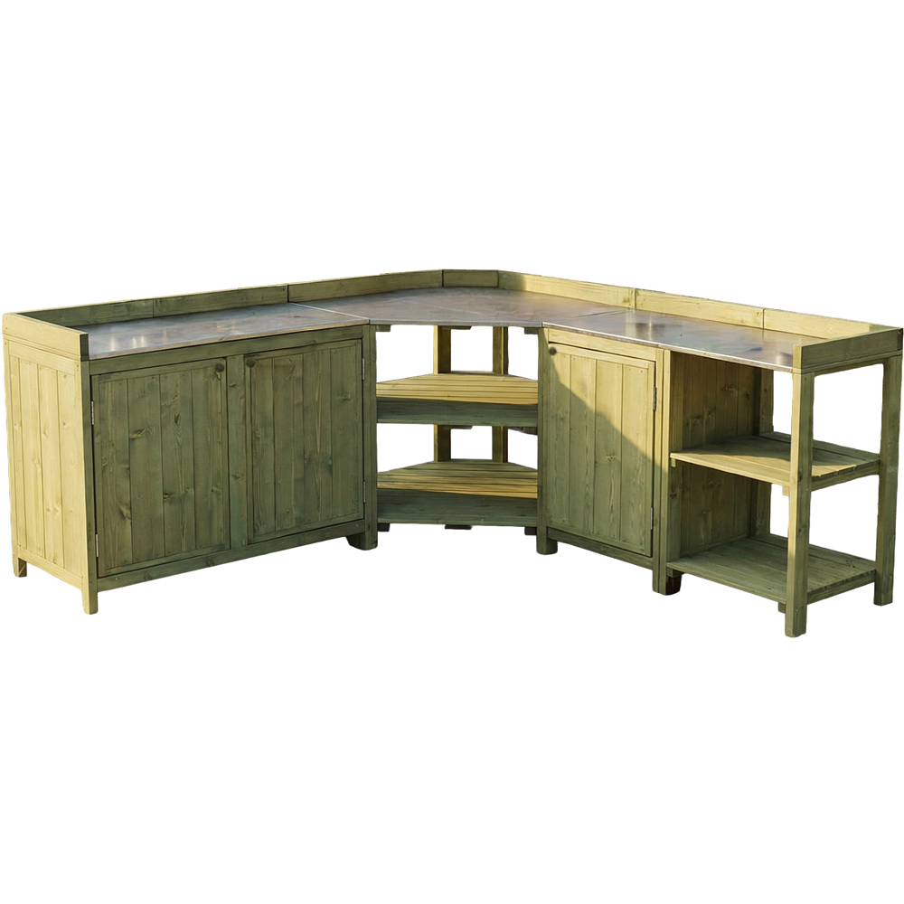 Mercia Trent Wooden Outdoor Kitchen Image 1