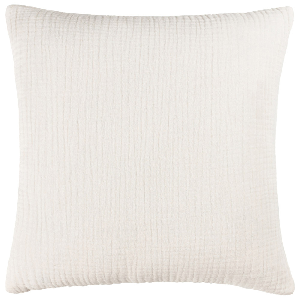Yard Lark White Muslin Cotton Cushion Image 1