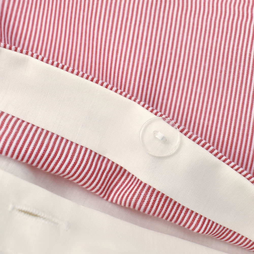 Sweet Dreams Lincoln Double Red Stripes Duvet Set Image 4