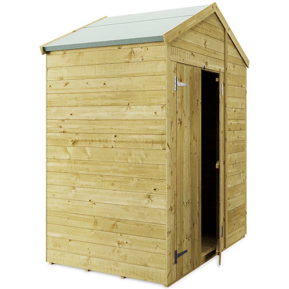 StoreMore 4 x 6ft Double Door Tongue and Groove Apex Shed Image 2