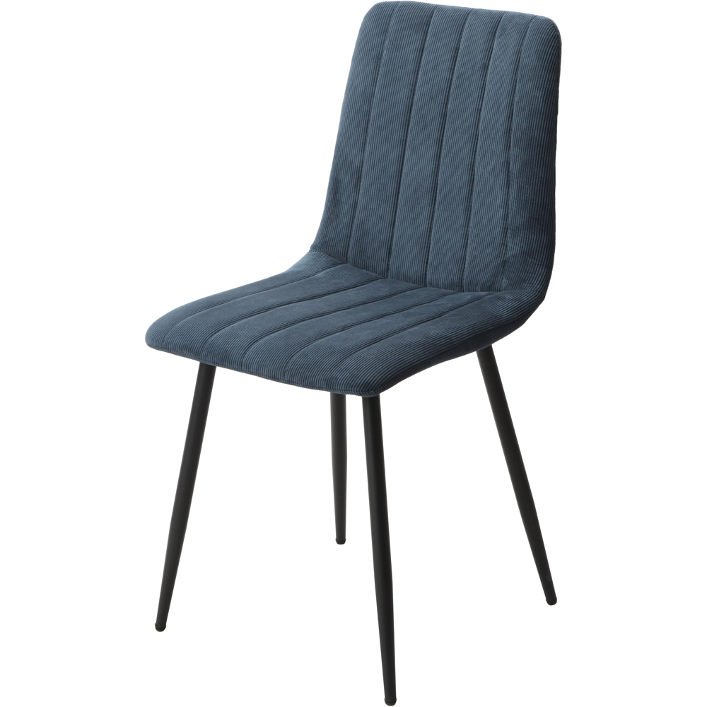 Core Products Aspen 2 Seater Square Dining Set Grey Oak and Blue Image 3