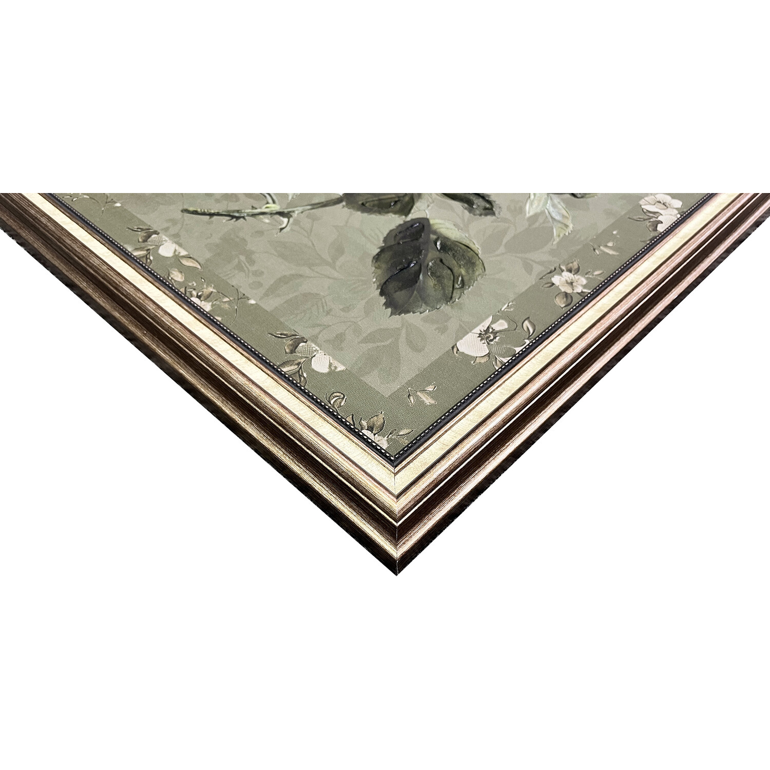 Antique Style Floral Framed Art Image 8