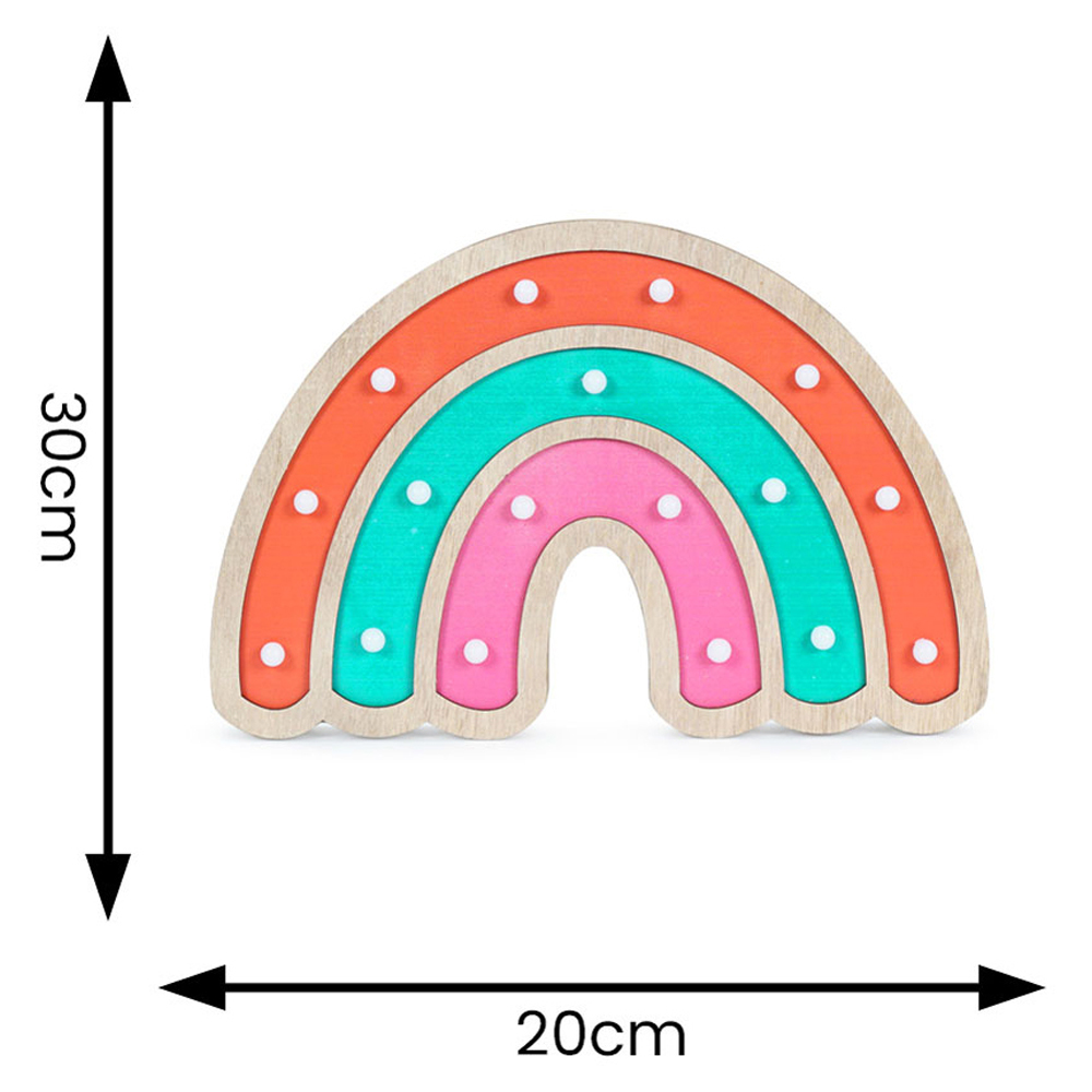 ValueLights Rainbow LED Kids Nursery Table Lamp Image 6