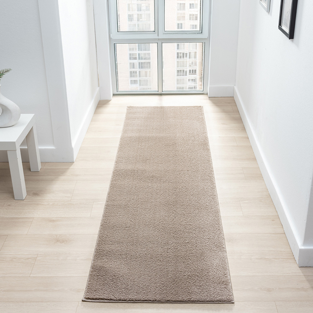 Desire Rugs Comfy Dark Beige Anti Slip Felt Backing Rug 200 x 280cm Image 6