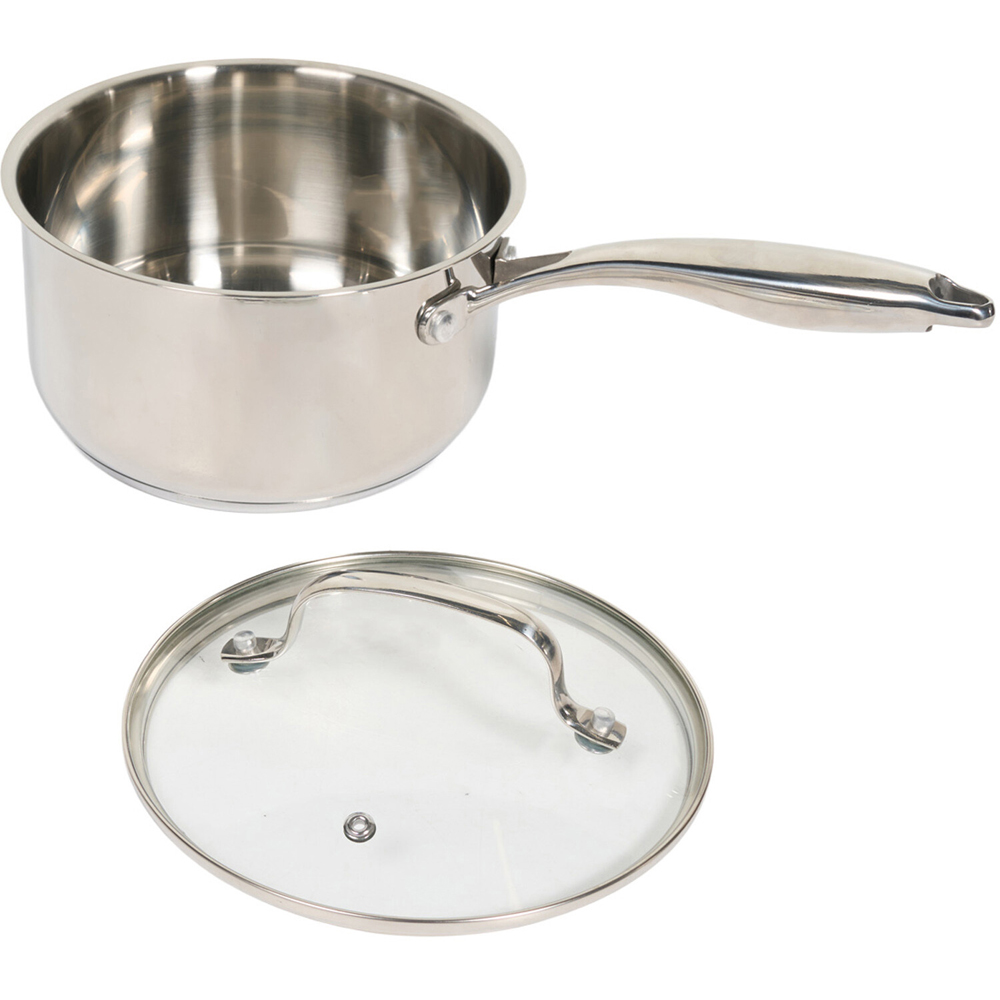 Aluminium Sauce Pan with Glass Lid Image 5