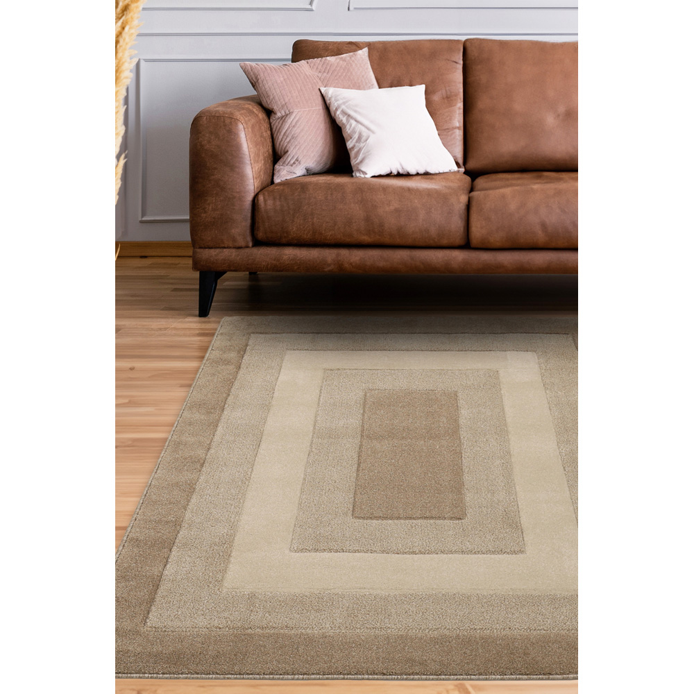 Homemaker Newport Latte Border Rug 160 x 230cm Image 3