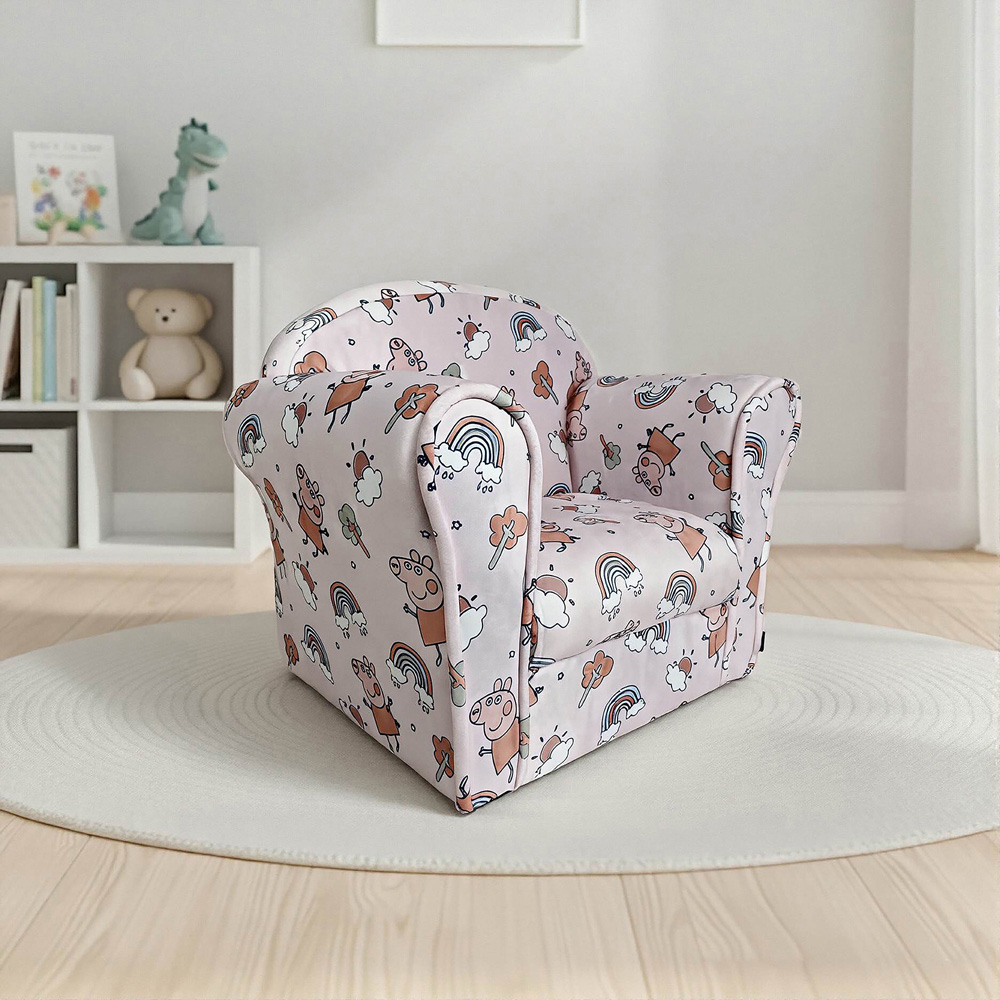 Kidsaw Kids Peppa Pig Pink Mini Chair Image 4