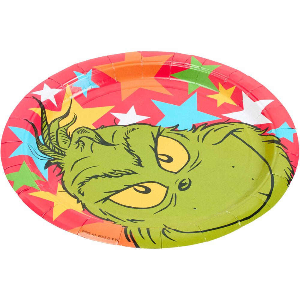 Pack of 10 Grinch Plates Image 4