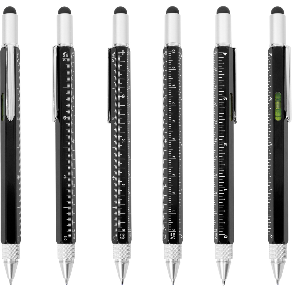 Global Gizmos 6 in 1 Tool Pen with Refills 2 Pack Image 2