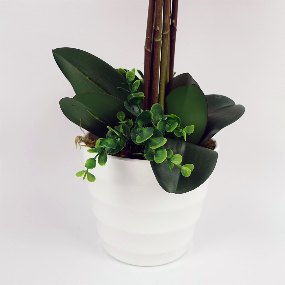 Botanik Deluxe Pink Orchid Bush Artificial Plant in Pot 3ft Image 5