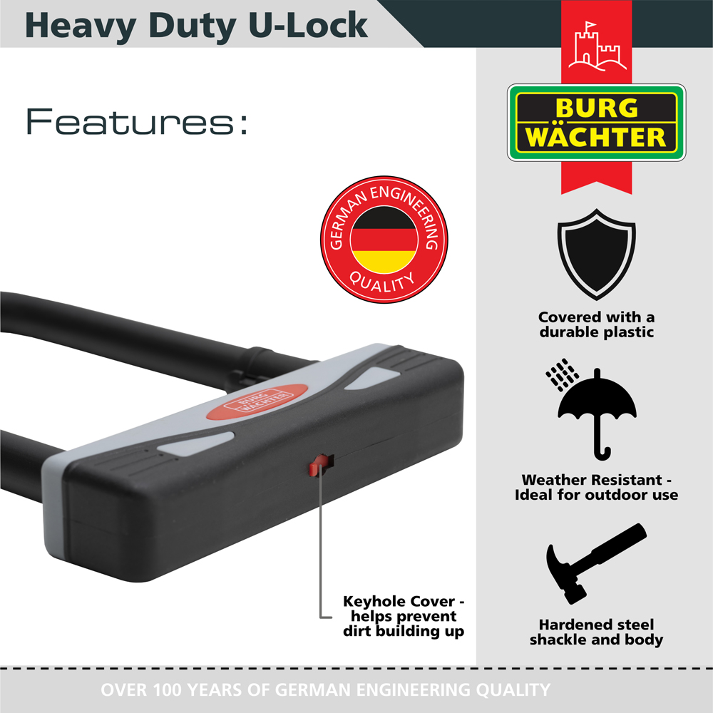 Burg-Wachter 1600HB Heavy Duty D-Lock 2.1m Image 2