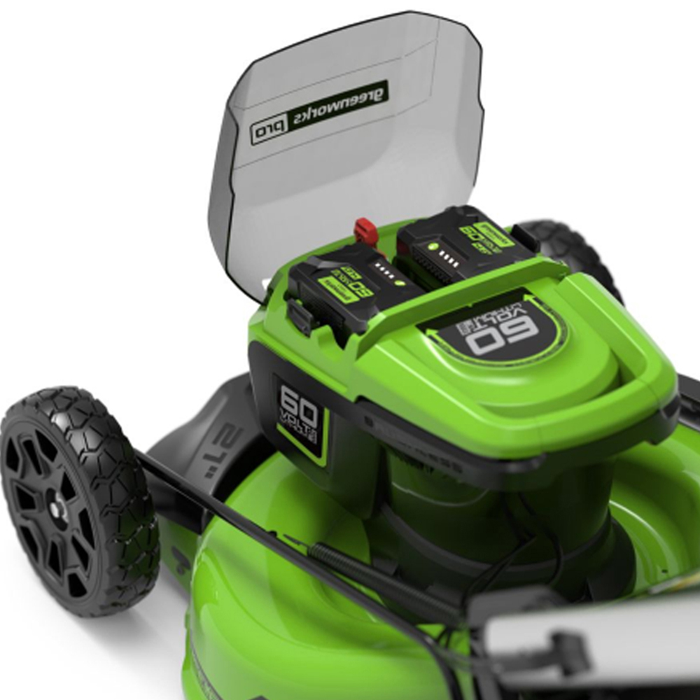 Greenworks GWGD60LM46SPK4 60V Self Propelled 46cm Cordless Lawn Mower with Battery and Charger Image 6