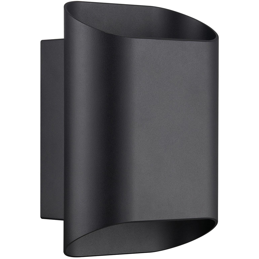 Nordlux Nico 22 GU10 Black Round Maxi Wall Light Image 3