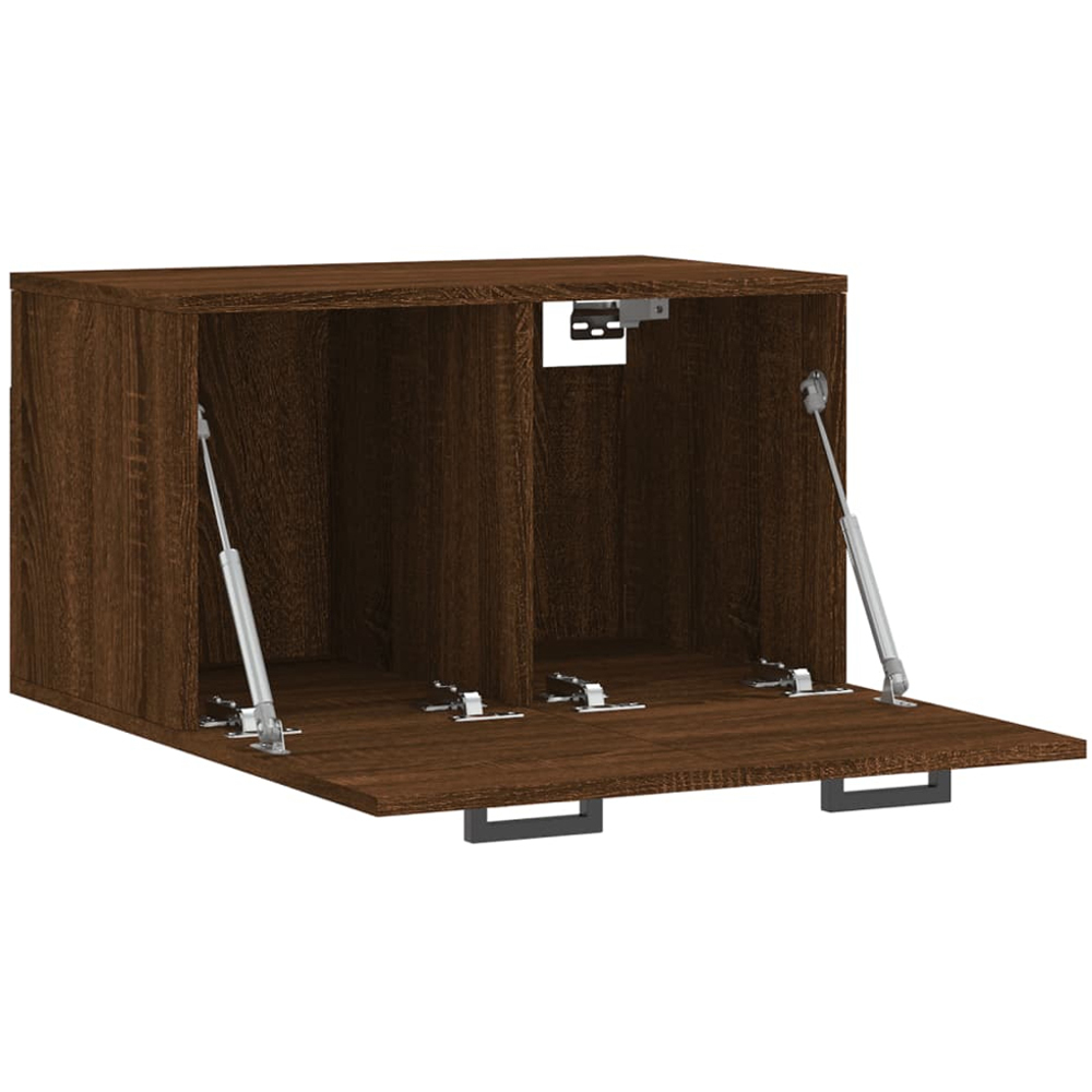 vidaXL Single Door Brown Oak Wall Mounted Cabinet Image 6