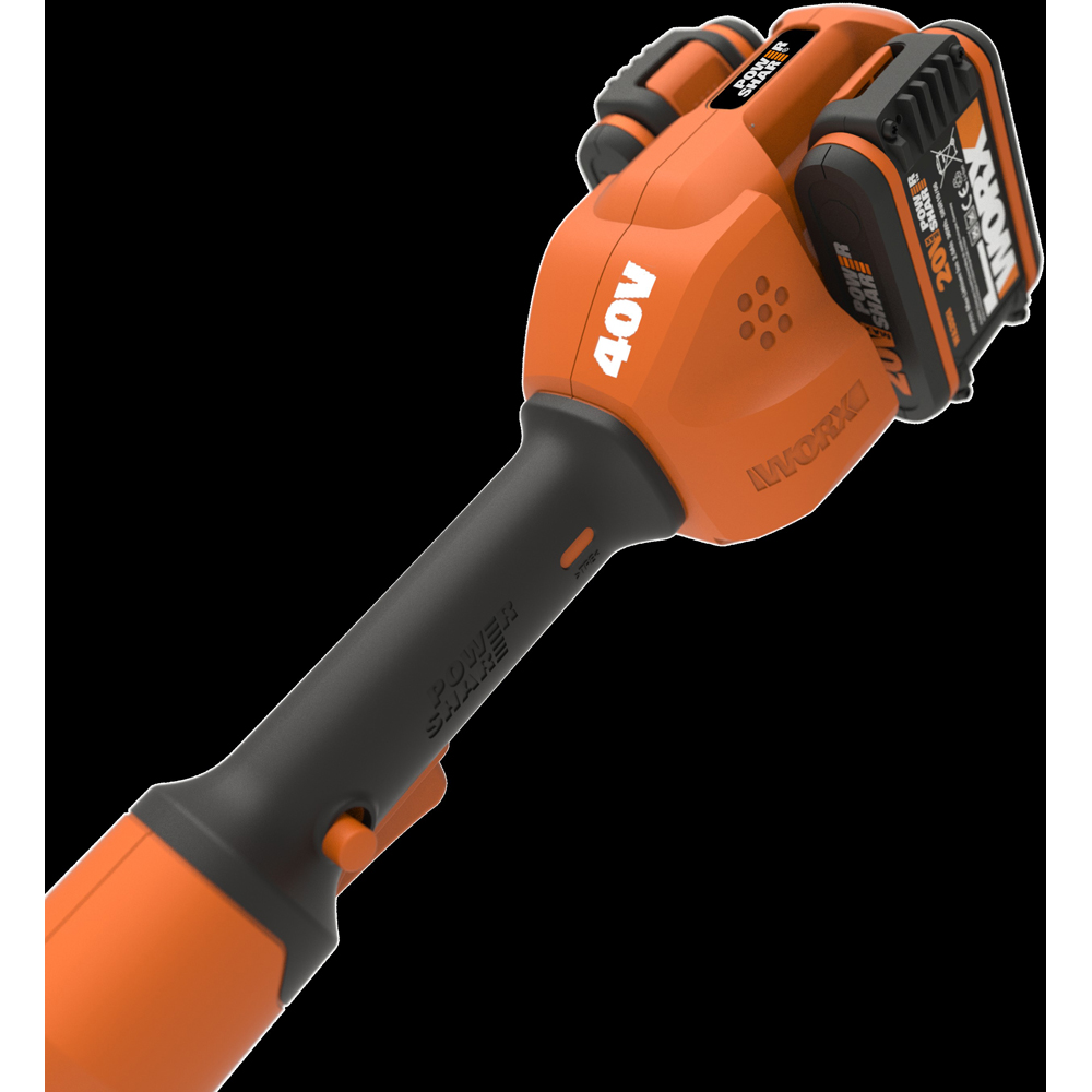 Worx WG183E.9 40V 33cm Cordless Grass Line Trimmer Image 4