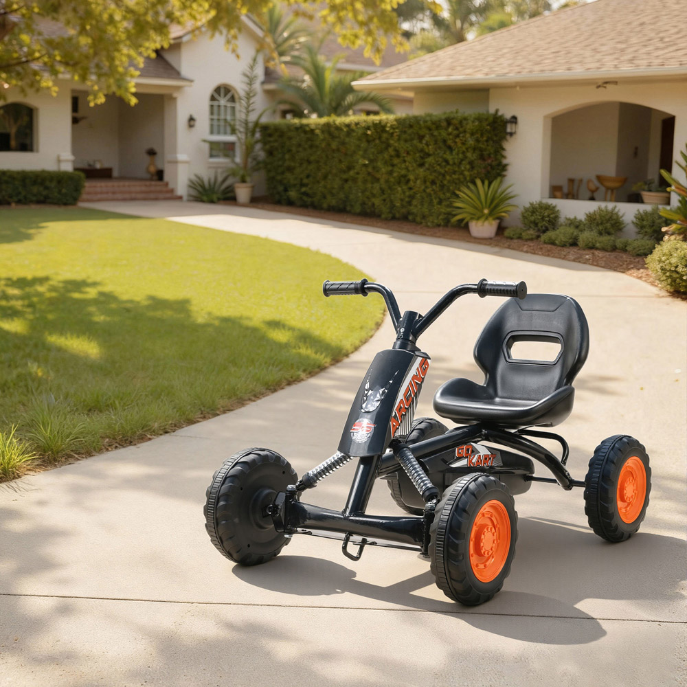 Tommy Toys AIYAPLAY Black Kids Pedal Go Kart Image 5