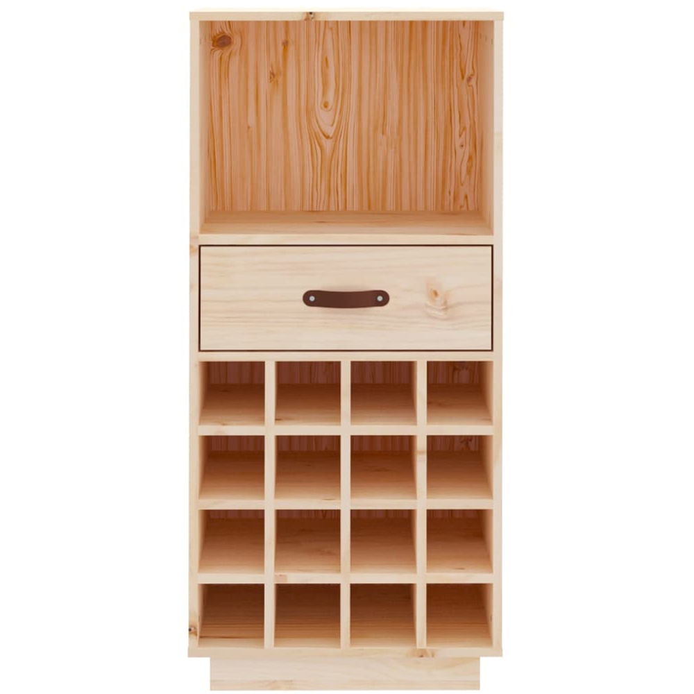 vidaXL Single Drawer Single Shelf 16 Bottle Freestanding Wine Cabinet Image 3
