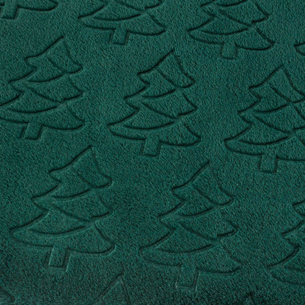 Furn Emerald Festive Trees Fleece Throw 140 x 180cm Image 4