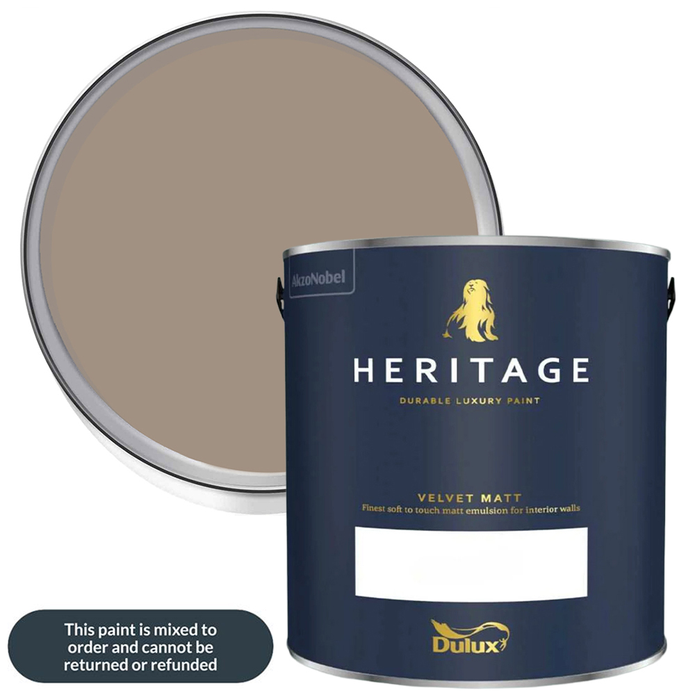Dulux Heritage Walls and Ceilings Jenny Wren Velvet Matt Emulsion Paint 1L Image 1
