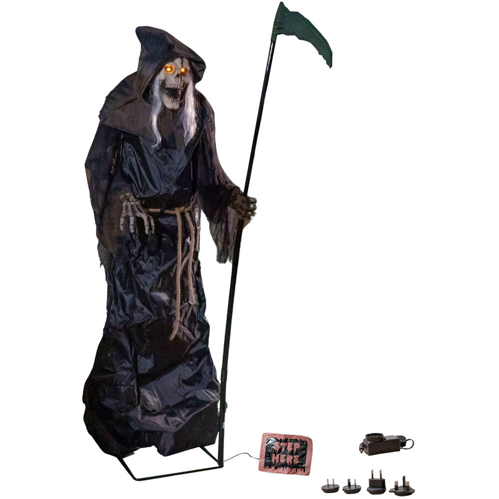 Samuel Alexander LED Animated Lunging Grim Reaper Halloween Decoration 6ft Image 3