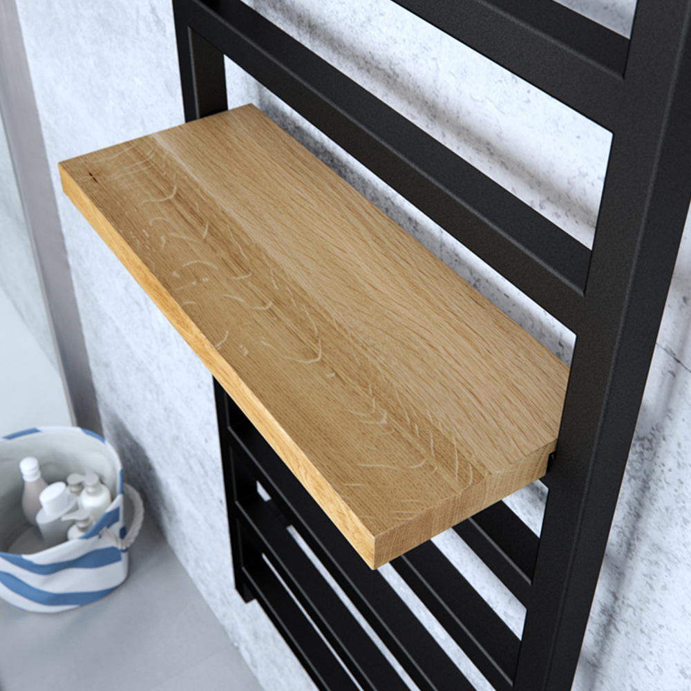 Terma Simple One Heban Black Electric Towel Rail 1440 x 500mm Image 5