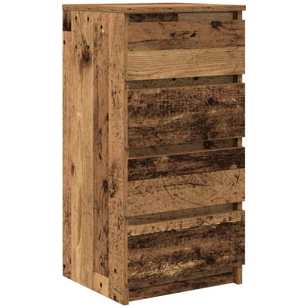 vidaXL 4 Drawer Old Wood Sideboard Image 2