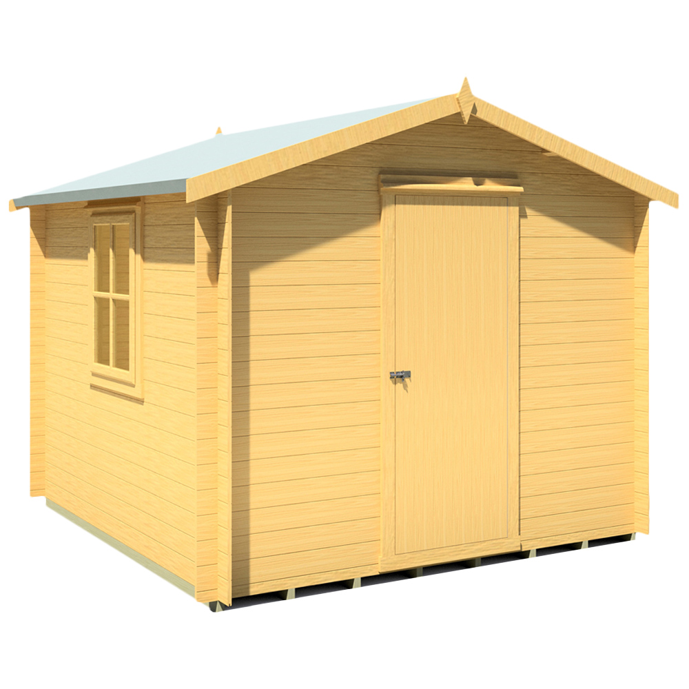 Shire Danbury 9 x 9ft Log Cabin Image 1