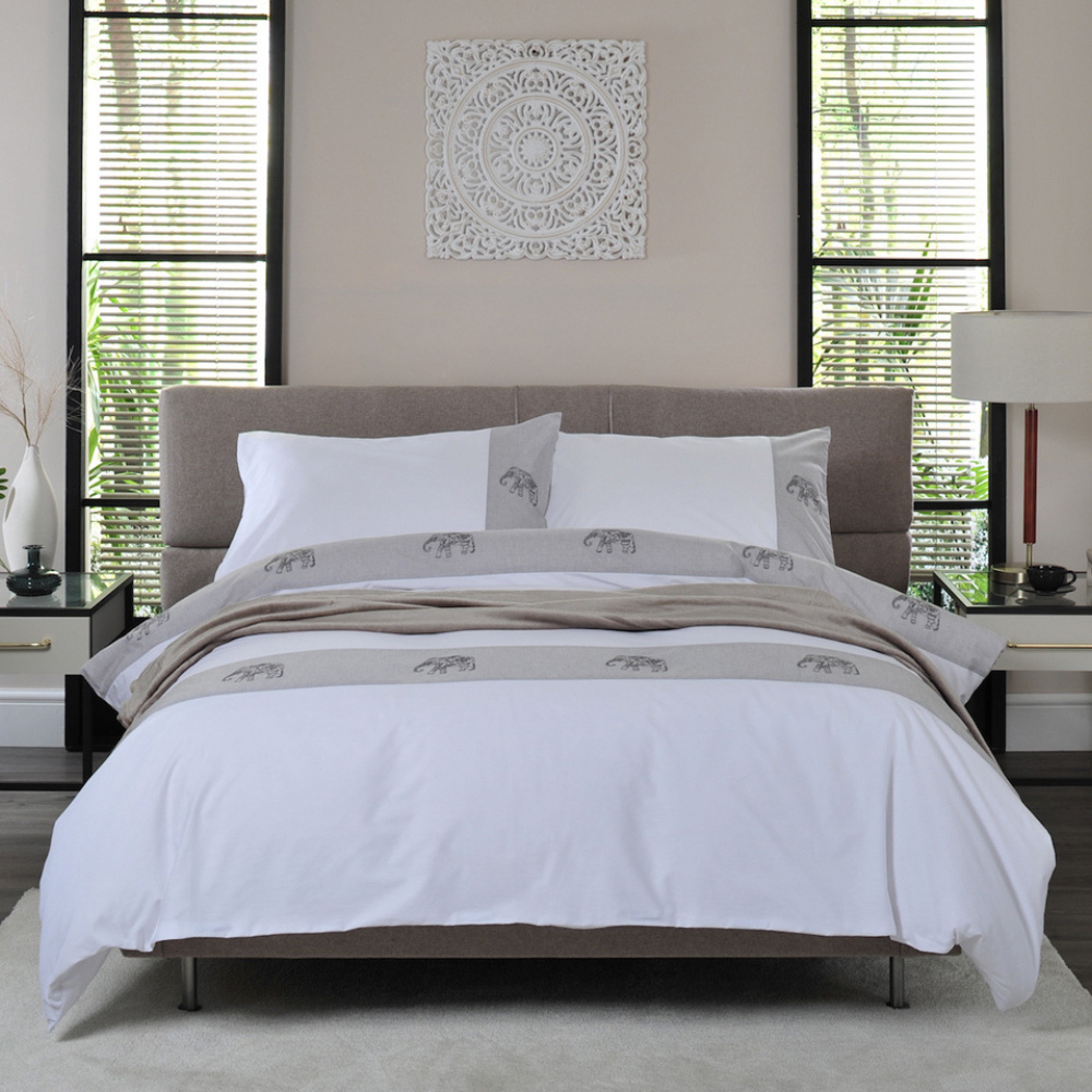 The Lyndon Company Elephants King Size Duvet Set Image 1