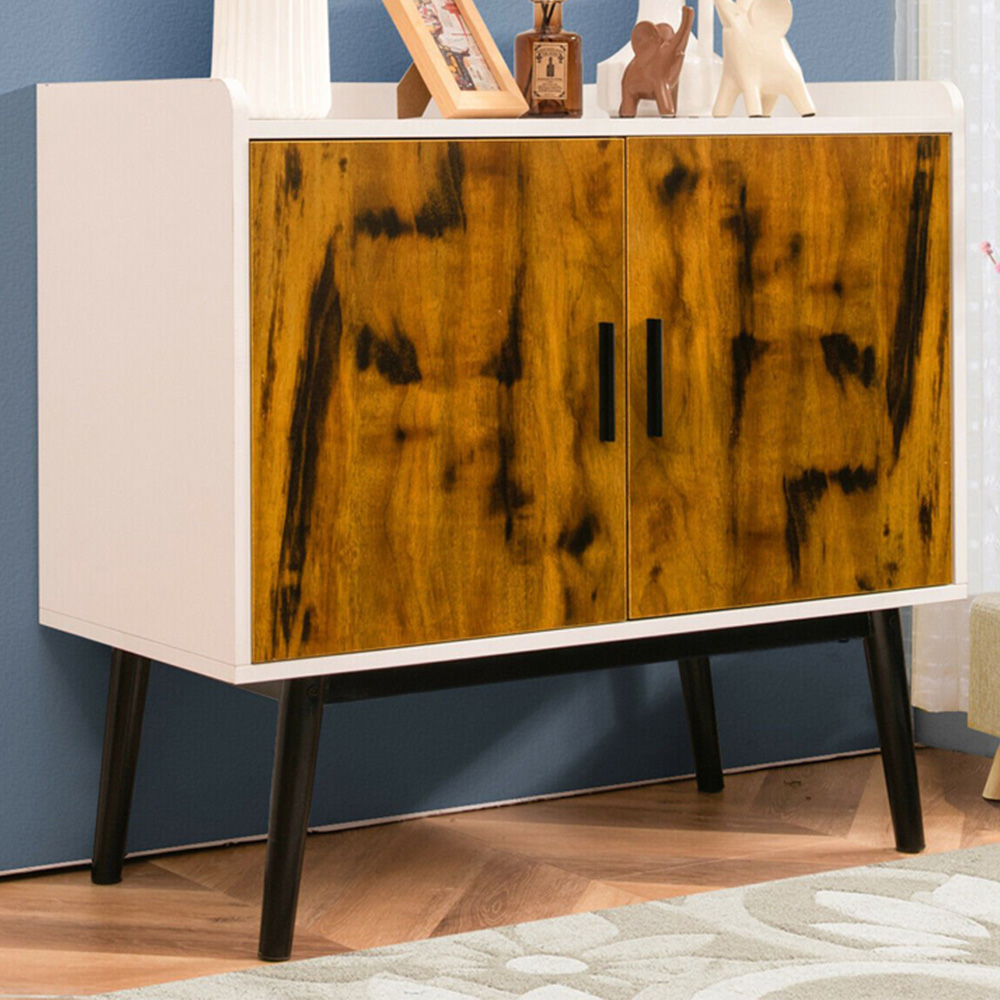 Costway 2 Door Wooden Sideboard Image 1