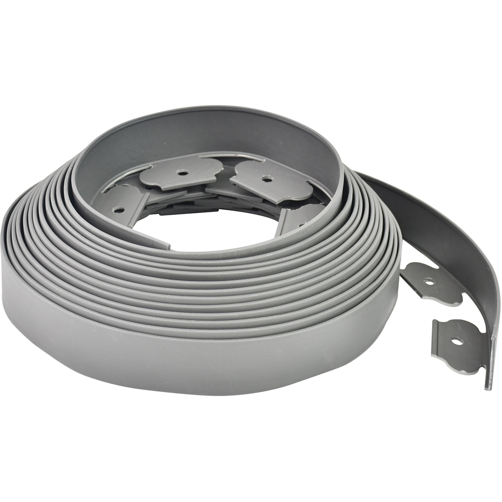 Garden Gear 5cm x 10m Grey Plastic Border Edging Image 1
