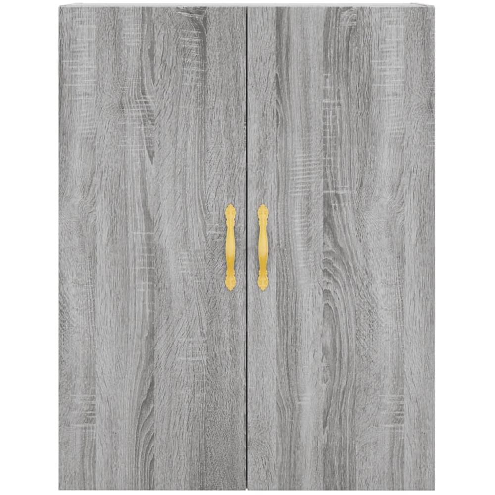 vidaXL 3 Door 3 Drawer Grey Sonoma Highboard Image 5