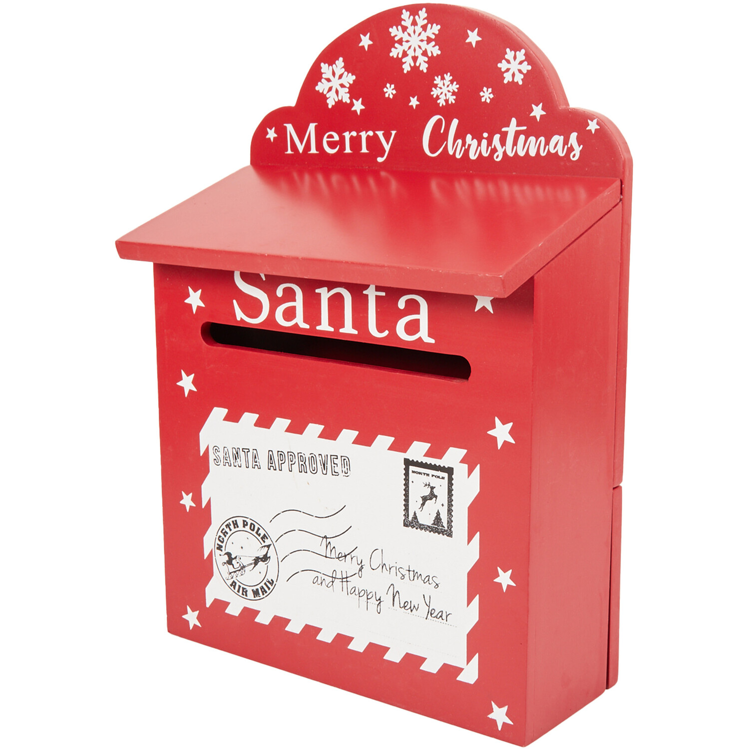 Wooden Letter To Santa Mailbox Image 2