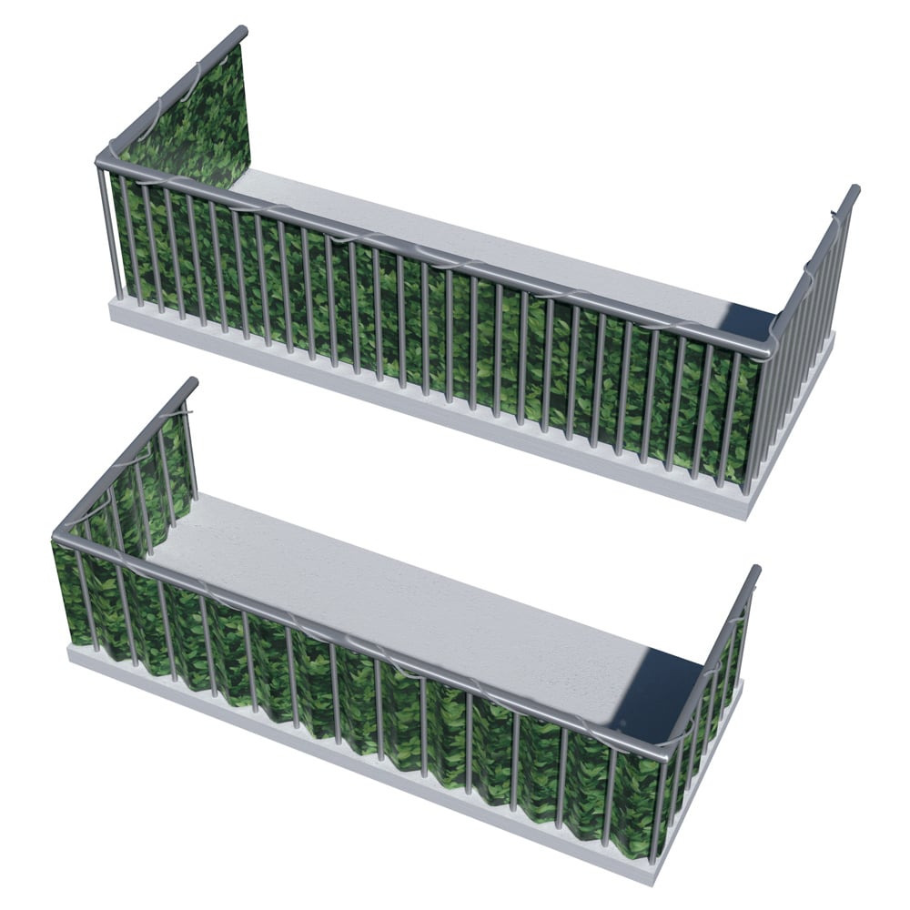 tectake Greenery Balcony and Garden Privacy Screen 90cm Image 3