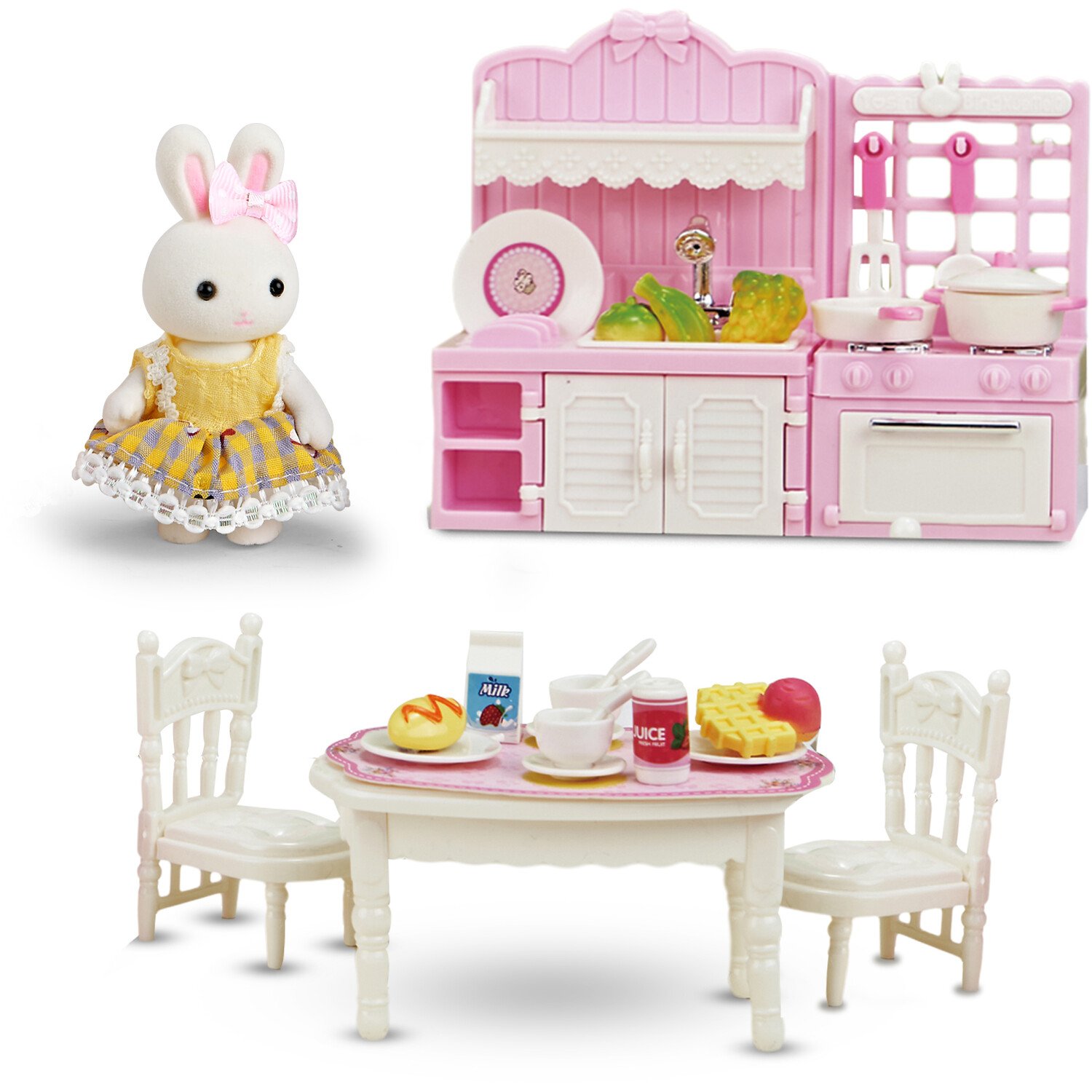Dreamy Bunnies Home Life Playset Image 4