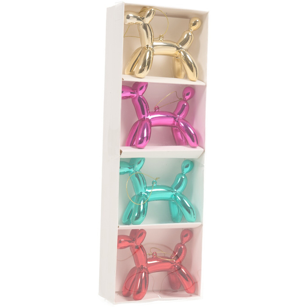 Set of 4 Balloon Dogs Image 4