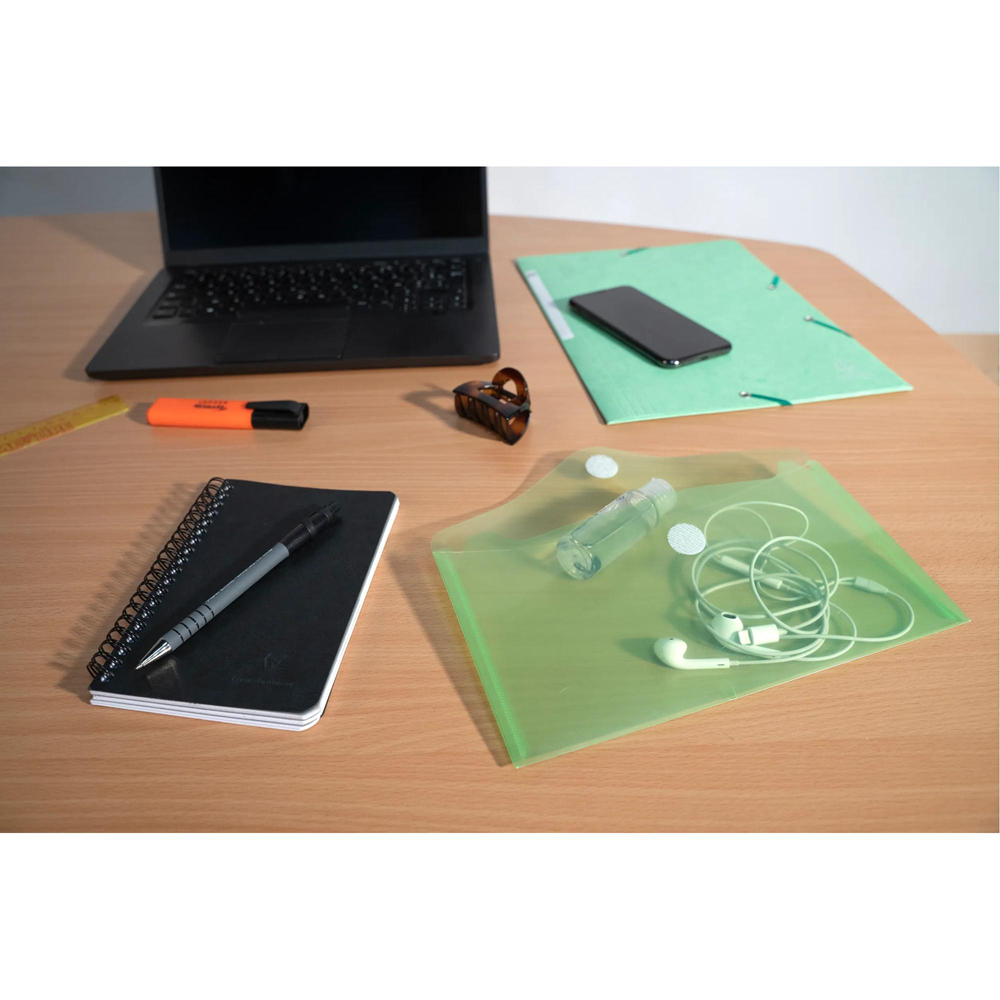 Exacompta Assorted Colour Envelop Pocket 250 x 135mm 10 Pack Image 6
