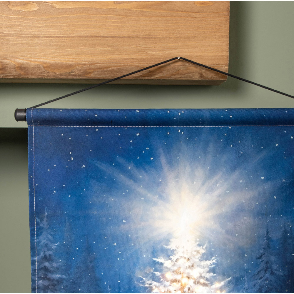 Samuel Alexander Christmas Tree Light Up Hanging Banner 60 x 40cm Image 2