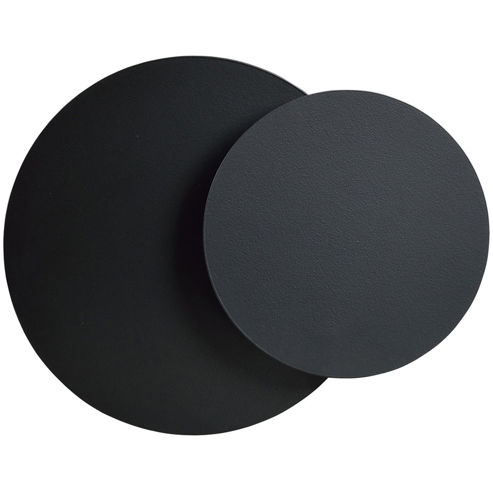 Emibig Circle Black G9 Wall Light Image 1