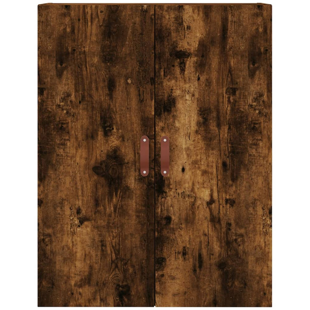 vidaXL 2 Door Brown Smoked Oak Wall Mounted Cabinet Image 7