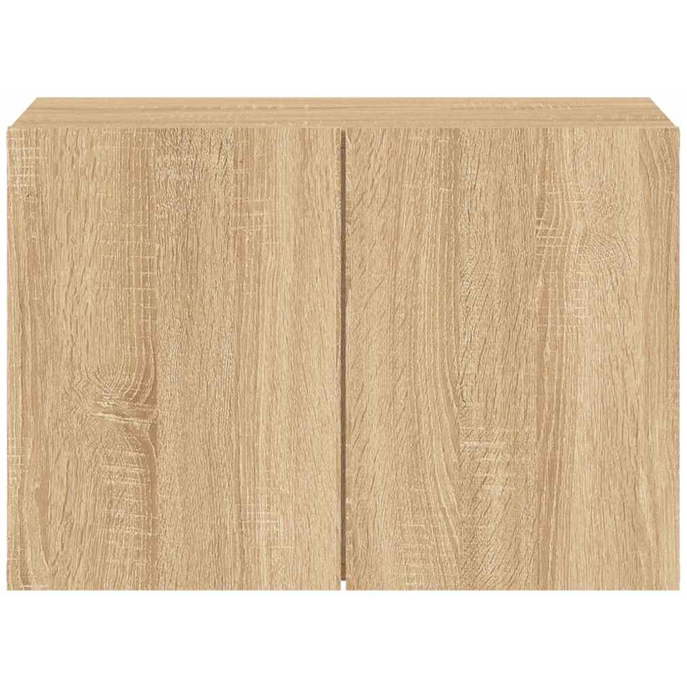 vidaXL 2 Door Sonoma Oak Wall Mounted TV Cabinet Image 6