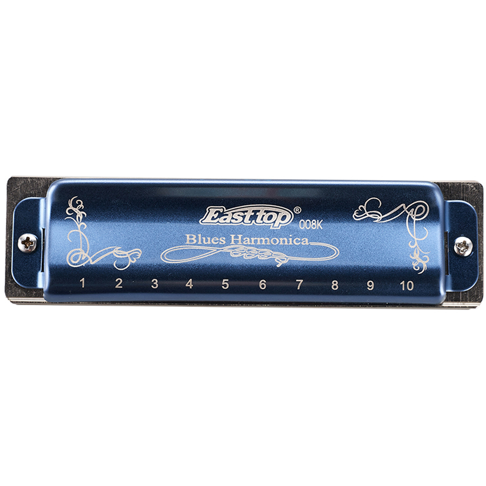 H&O Direct 10 Hole Key of C Harmonica Image 1