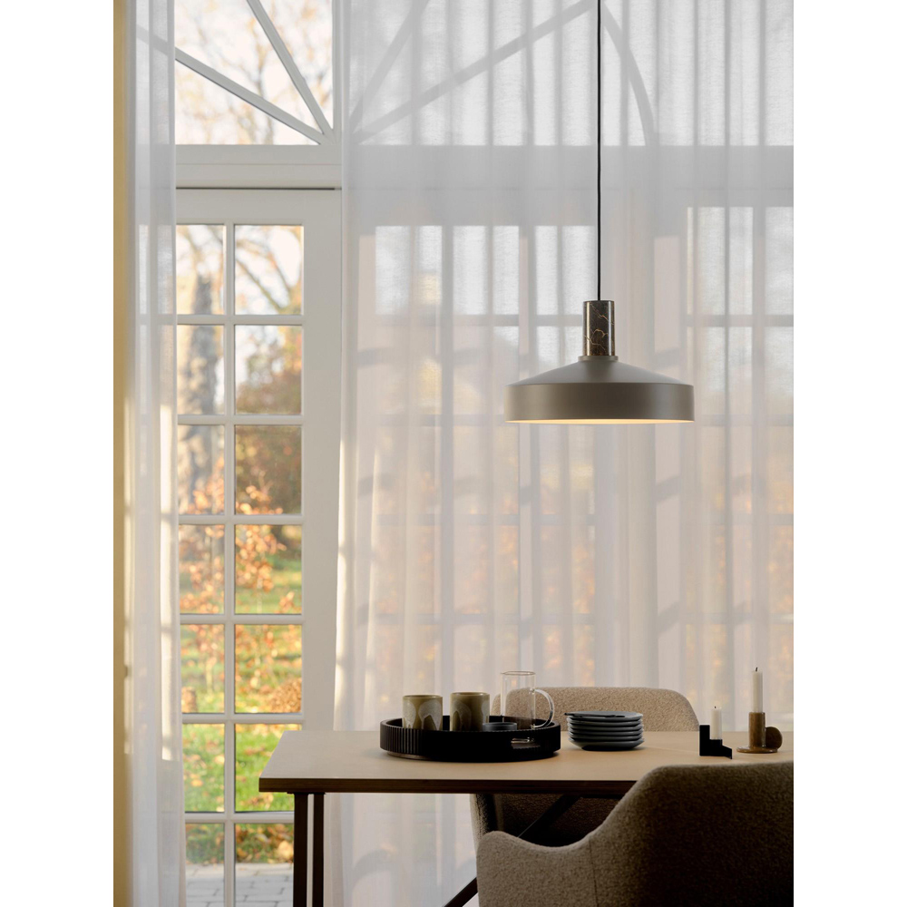 Nordlux Elvas Light Brown Marble Pendant Light Image 2
