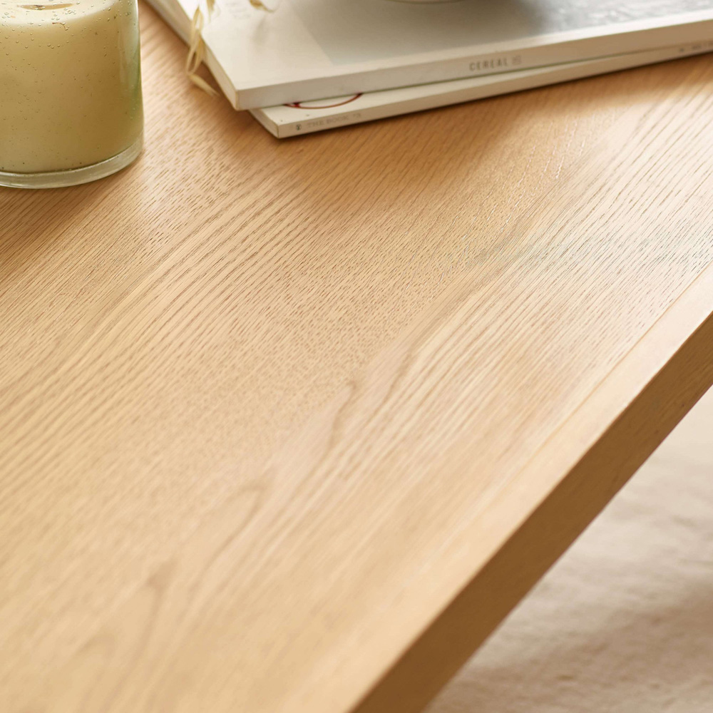 Julian Bowen Haddon Natural Oak Coffee Table Image 5