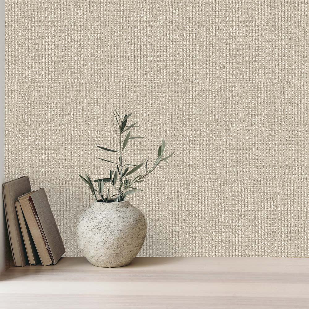 Belgravia Decor Zambaiti Parati Marrakech Abstract Texture Beige Wallpaper Image 2
