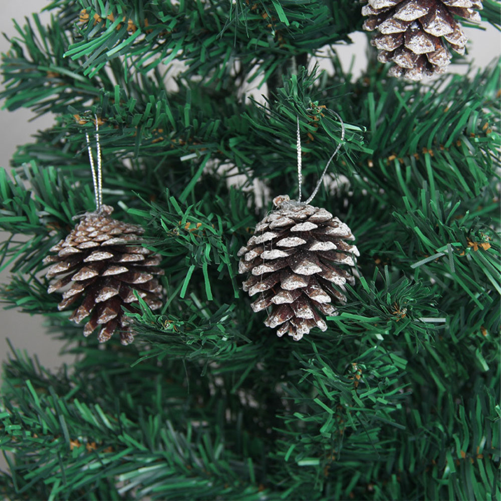 Living and Home Dyed Pine Cone Ornament 30 Pack Image 2