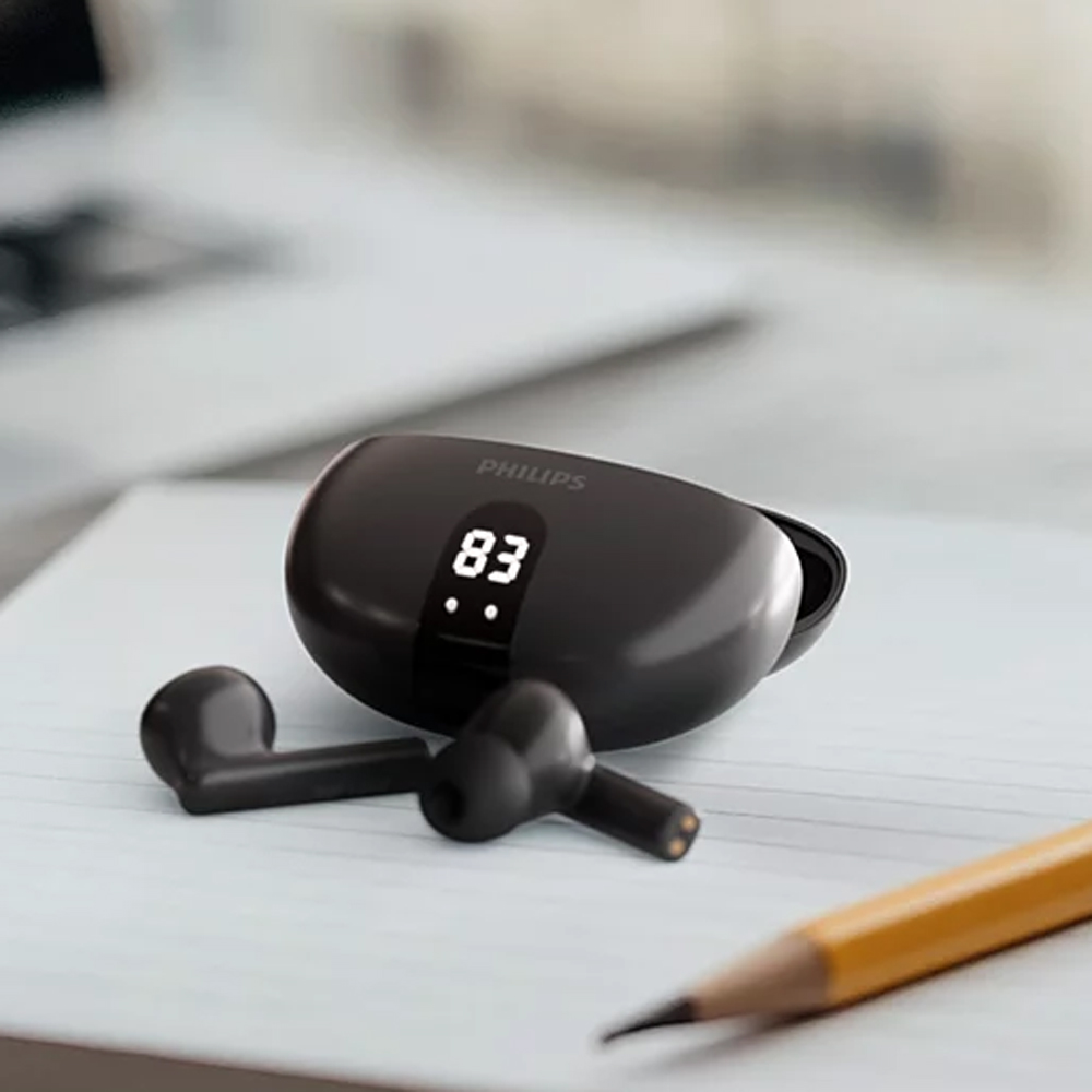 Philips True TAT2520 Black Wireless In-Ear Headphones Image 2