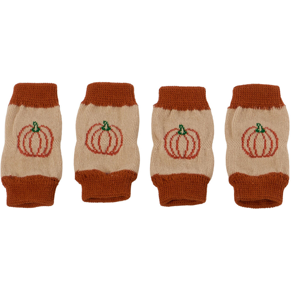 Pumpkin Pet Leg Warmers Neutral Image 3